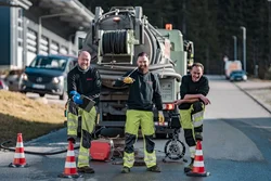 Ablauf einer Kanalreinigung in Schönberg