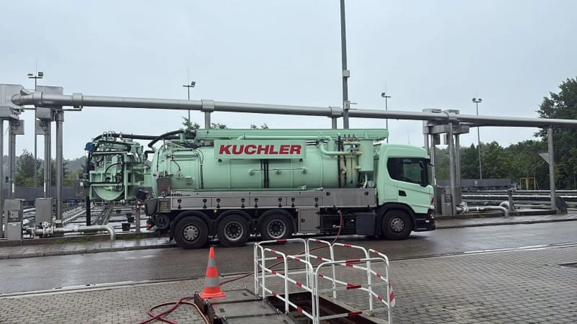 Ablauf einer Kanalreinigung in Schönberg